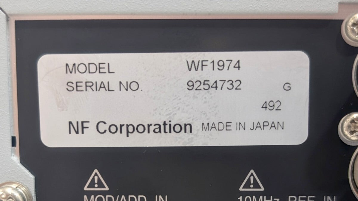 NF WF1974 Multifunction Generator [x1240301267]