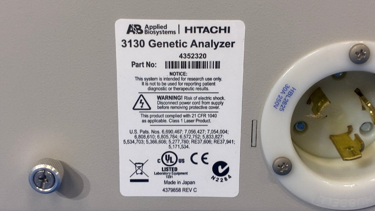 Applied Biosystems 3130 Genetic Analyzer DNA Sequencer [f1241060210]