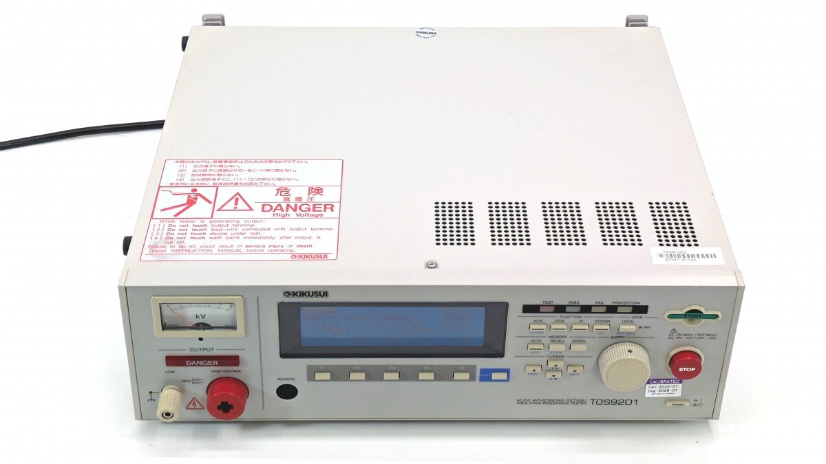 Kikusui TOS9201 Withstanding Voltage and Insulation Resistance Tester [t1241157940]