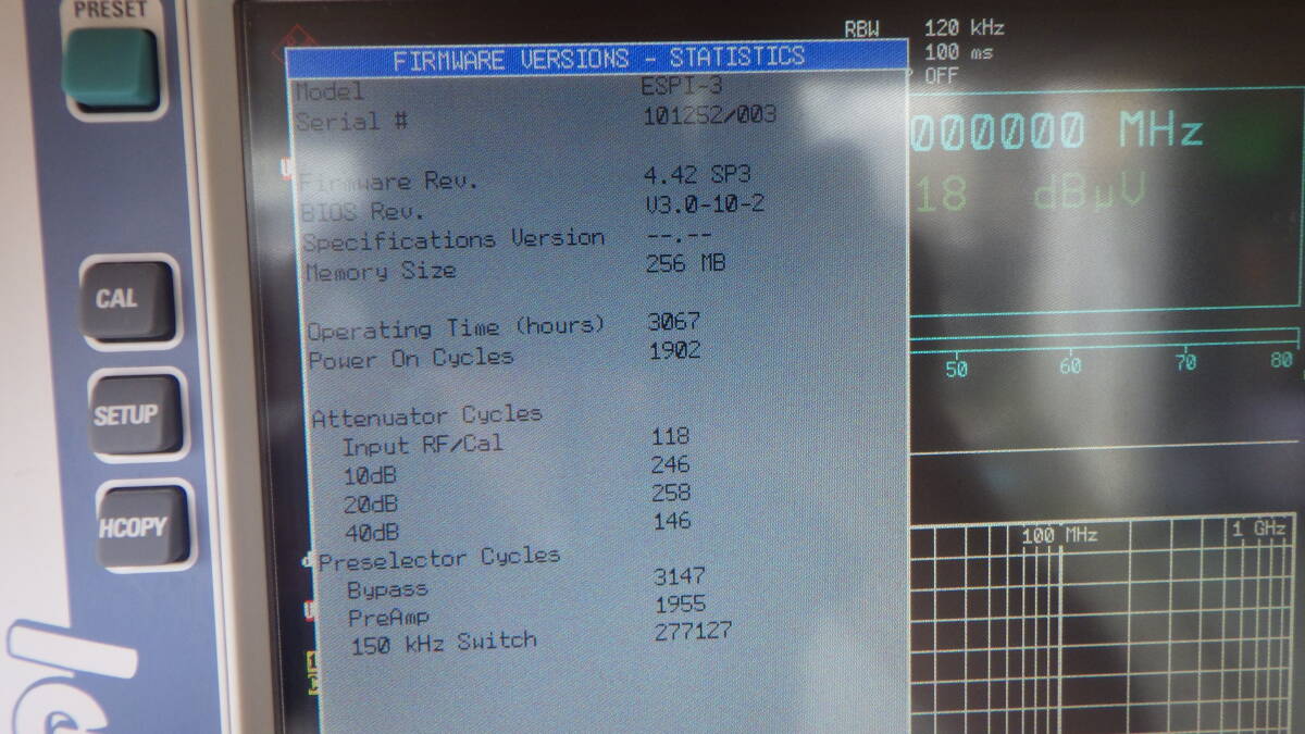 Rohde & Schwarz Test Receiver 9kHz-3GHz (as-is) [r1241197644]