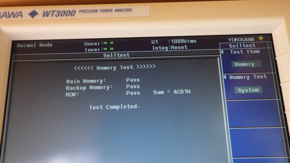 Yokogawa WT3000 Precision Power Analyzer (as-is) [s1241198299]