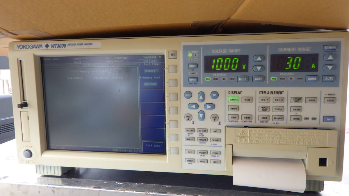 Yokogawa WT3000 Precision Power Analyzer (as-is) [s1241198299]