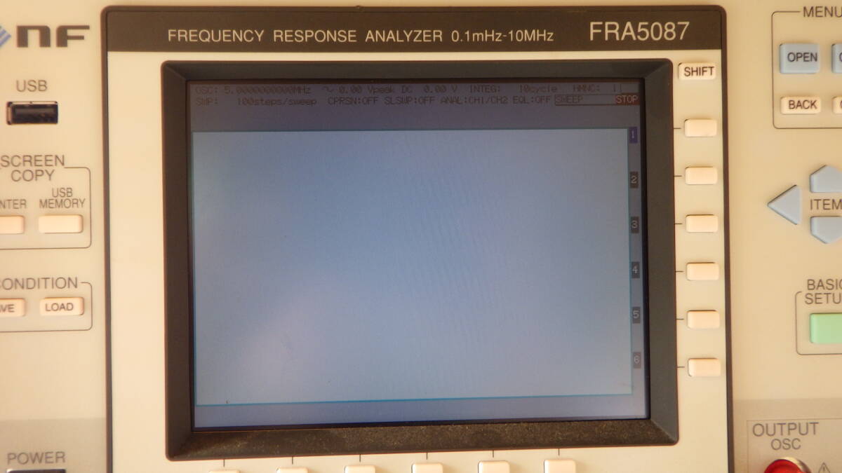 NF FRA5087 Frequency Response Analyzer (as-is) [s1241208357]