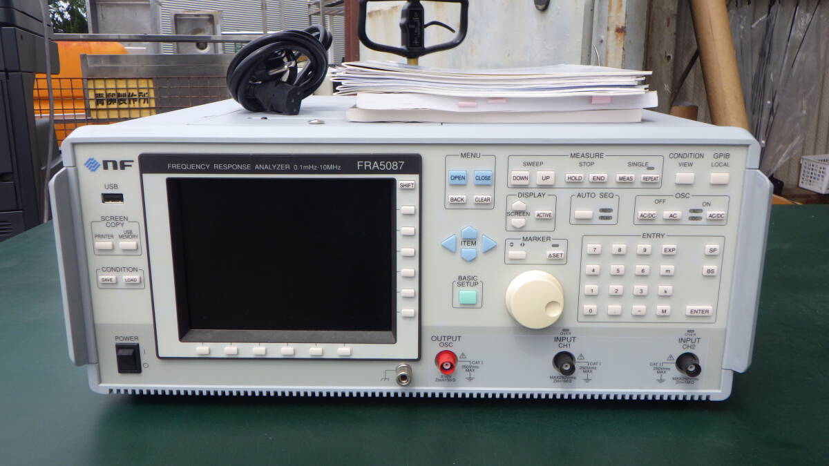 NF FRA5087 Frequency Response Analyzer (as-is) [s1241208357]