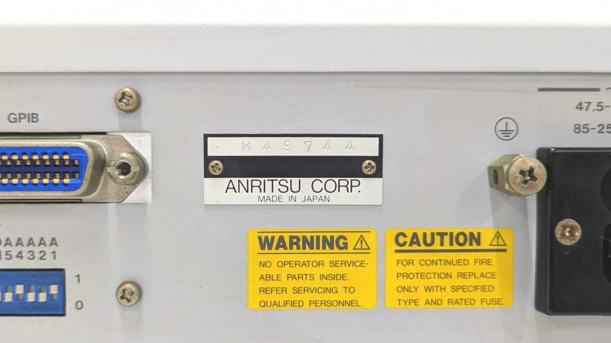 Anritsu MP1201C Error Rate Tester with Calibration Certificate [x1241394155]