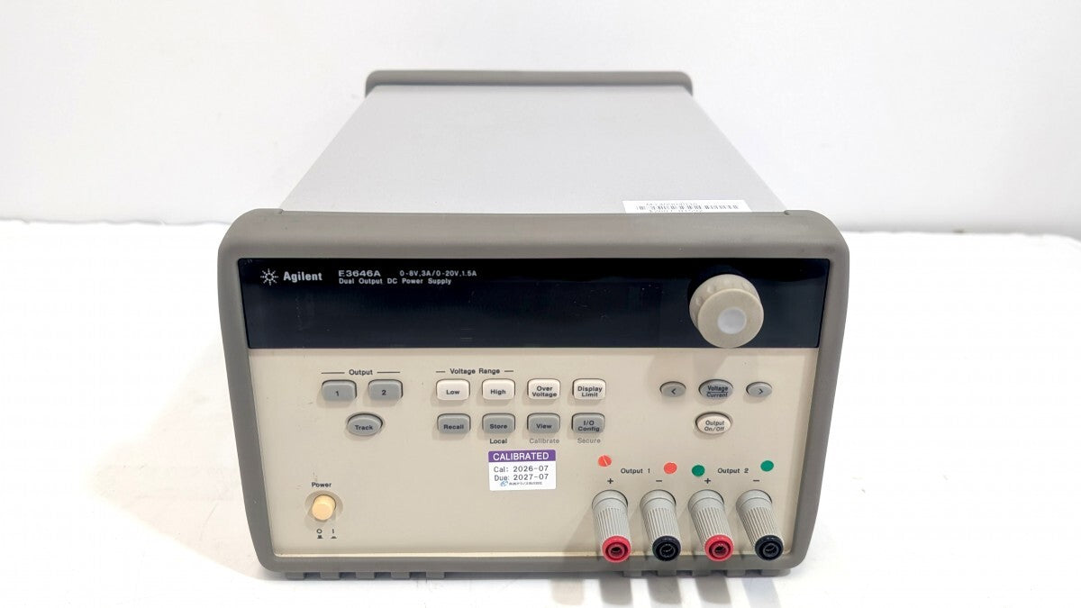 Keysight E3646A Dual Output DC Power Supply with Calibration Certificate [c1241461463]