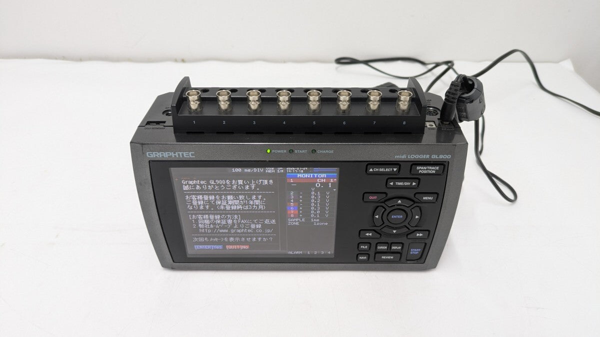 GRAPHTEC GL900-8 Midi Logger 8ch 500V 100kS/s [1241542305]