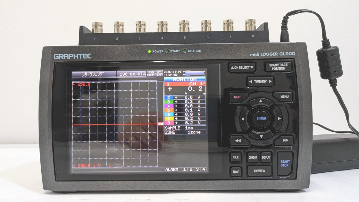 GRAPHTEC GL900-8 Midi Logger 8ch 500V 100kS/s [p1241548860]