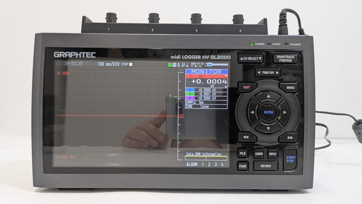 GRAPHTEC GL2000 High Voltage High-Speed 4-Channel Data Logger [v1241566652]