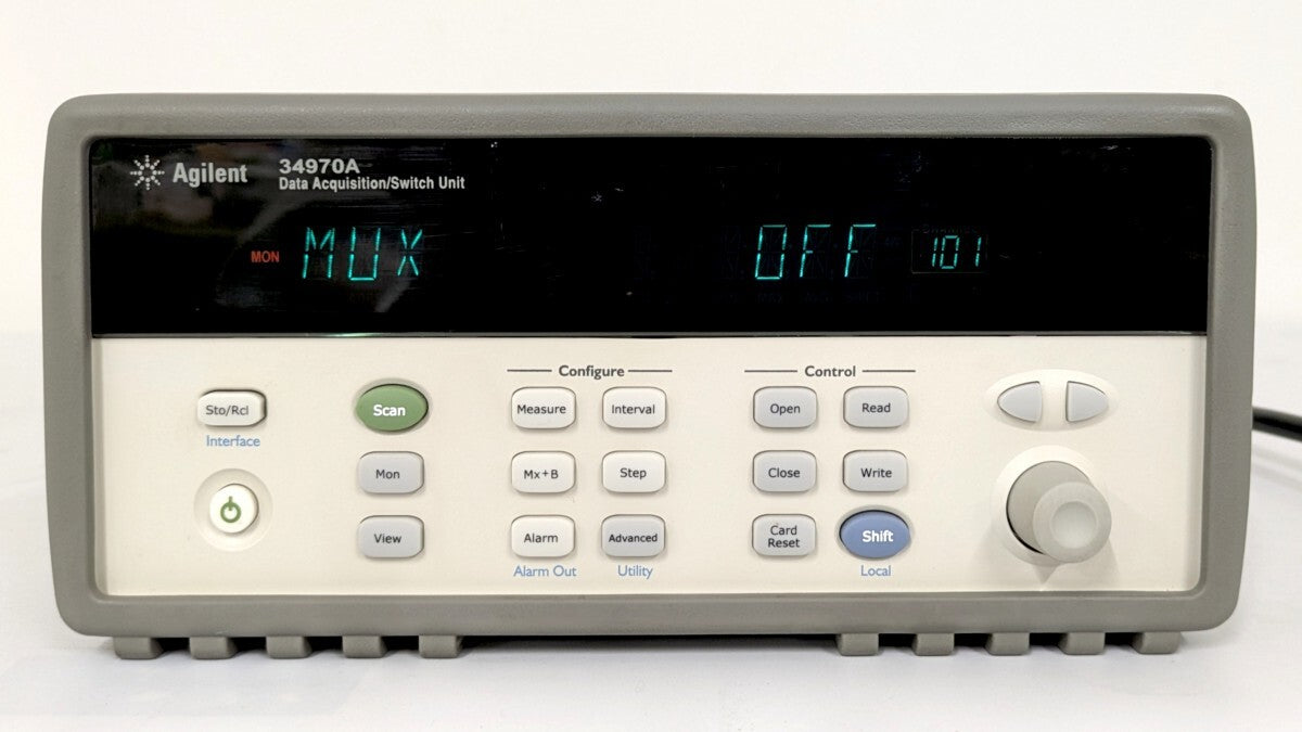 Keysight 34970A Data Acquisition/Data Logger Switch Unit with Calibration Certificate [h1241555334]