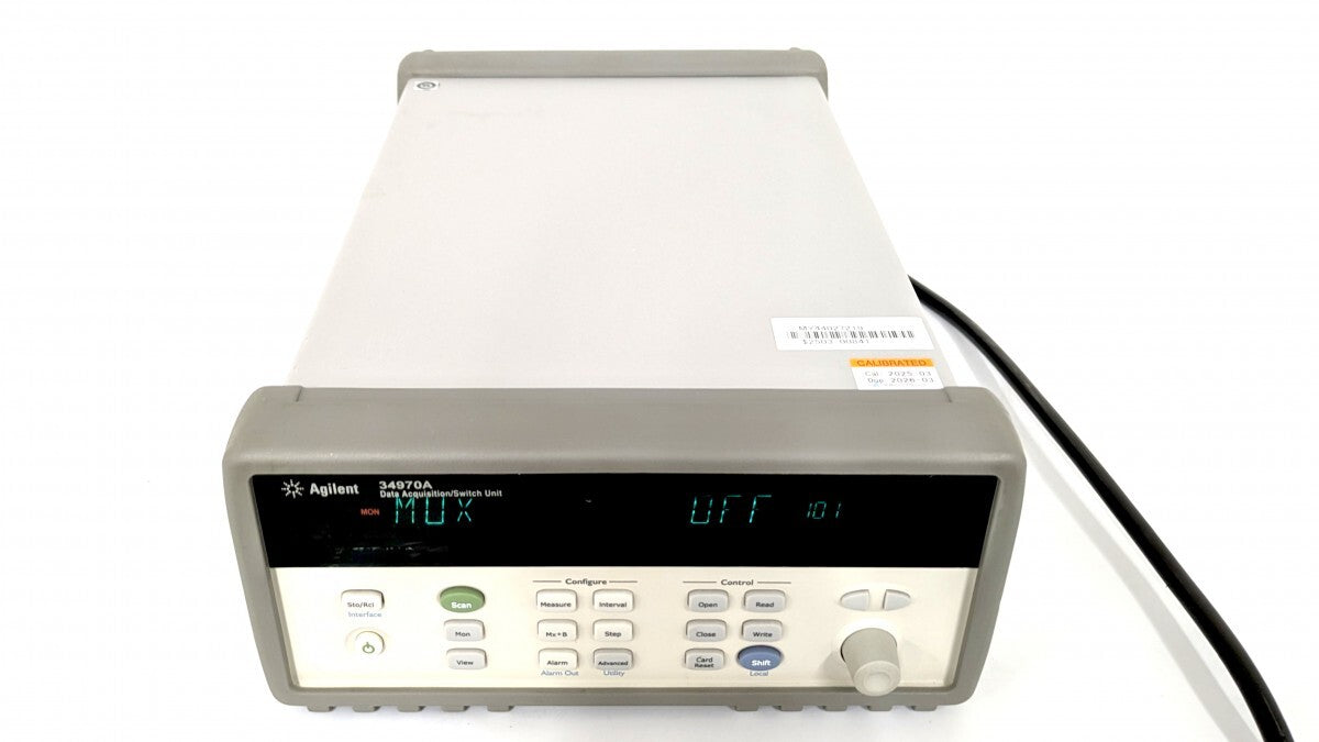 Keysight 34970A Data Acquisition/Data Logger Switch Unit with Calibration Certificate [h1241555334]