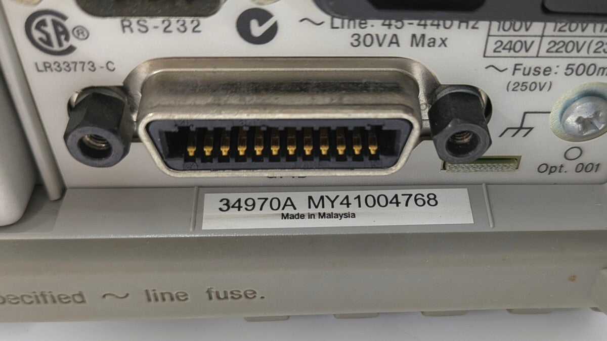 Keysight 34970A Data Acquisition/Data Logger Switch Unit [h1241557374]