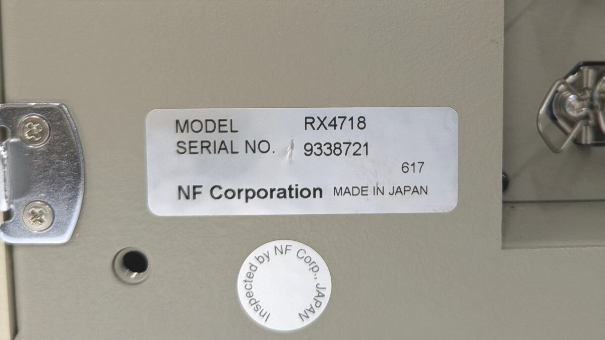 NF RX4718 Voltage Three-Phase Protection Relay Tester [p1241894955]