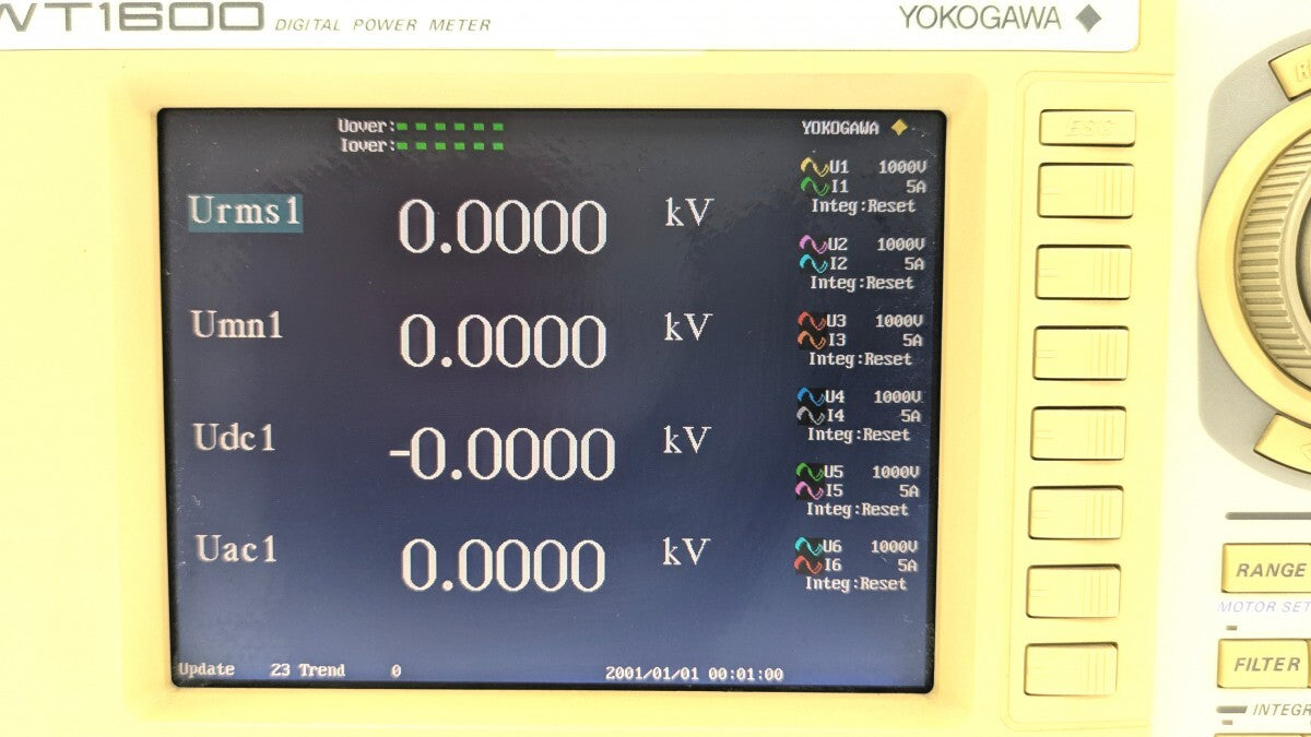 Yokogawa WT1600 Digital Power Meter DC 0.5Hz-1MHz [o1242046905]