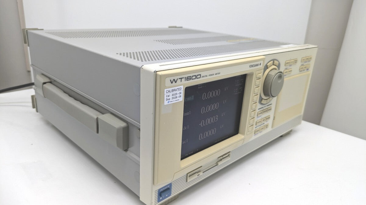 Yokogawa WT1600 Digital Power Meter 50A Input Element GP-IB Interface UL/CSA [h1242030977]