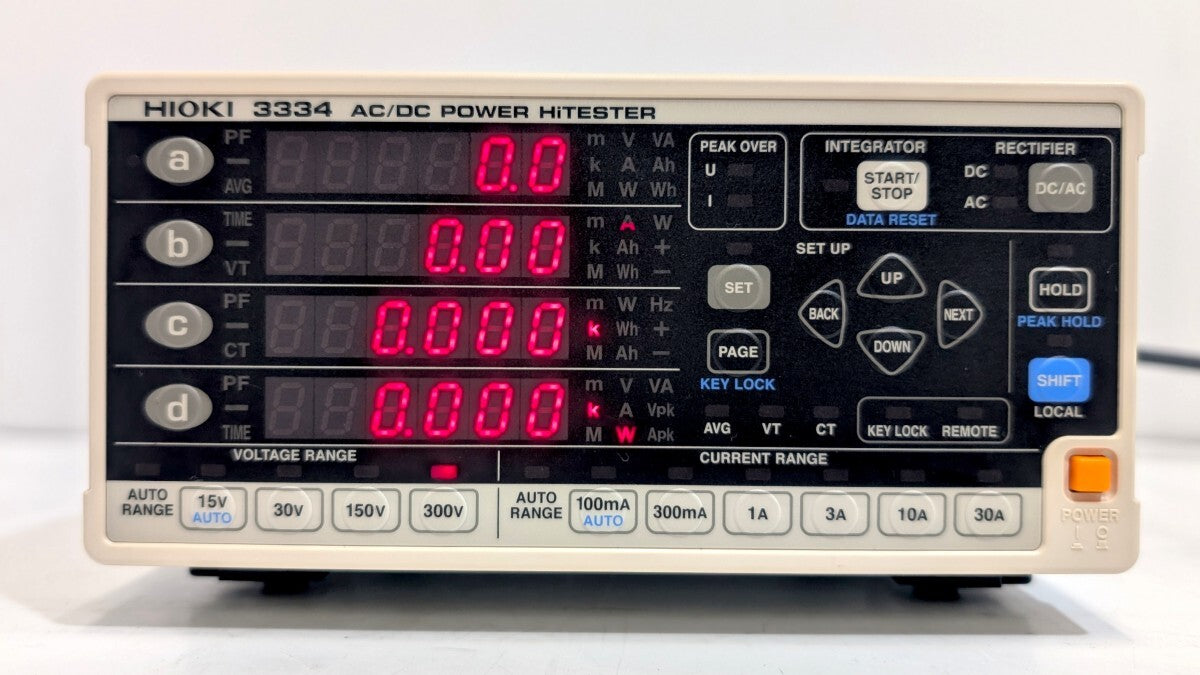 Hioki 3334 AC/DC Power HiTester with Calibration Certificate [s1242099292]
