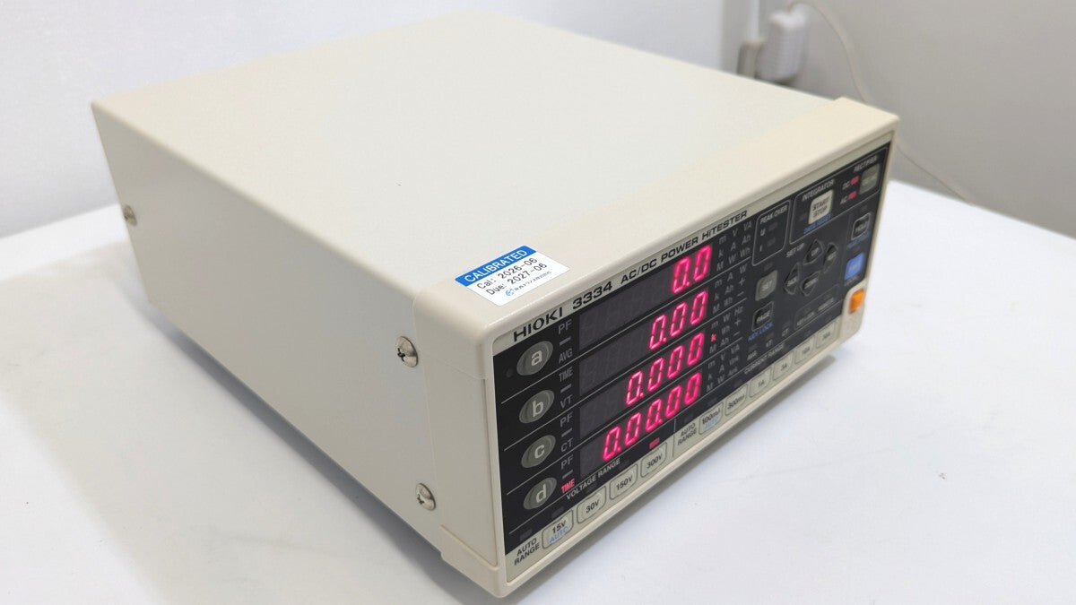 Hioki 3334 AC/DC Power HiTester with Calibration Certificate [g1242085581]