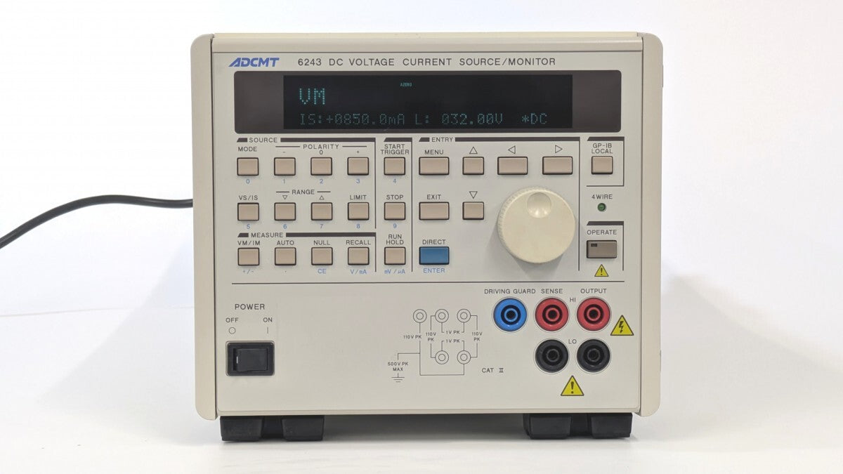 ADVANTEST R6243 DC Voltage and Current Source Monitor [k1242272370]