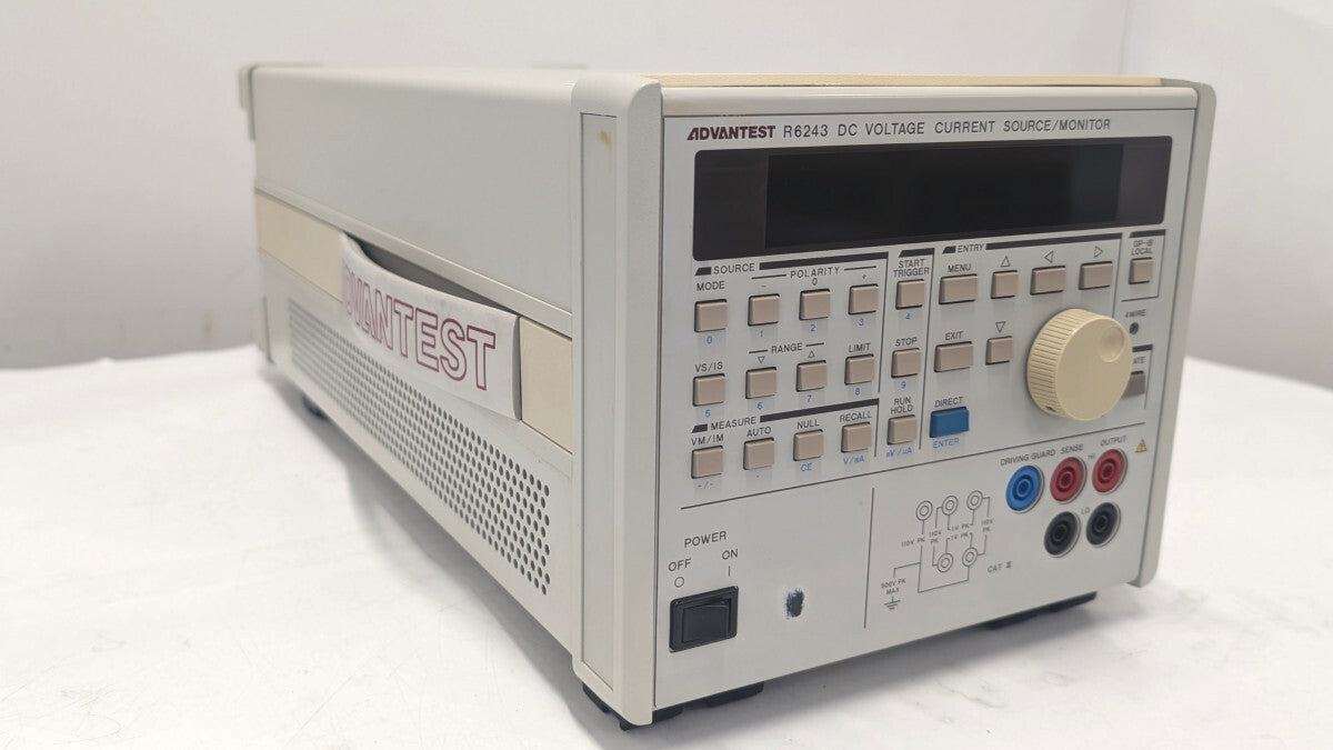 Advantest R6243 DC Voltage Current Source Monitor with Calibration Certificate [v1242287362]