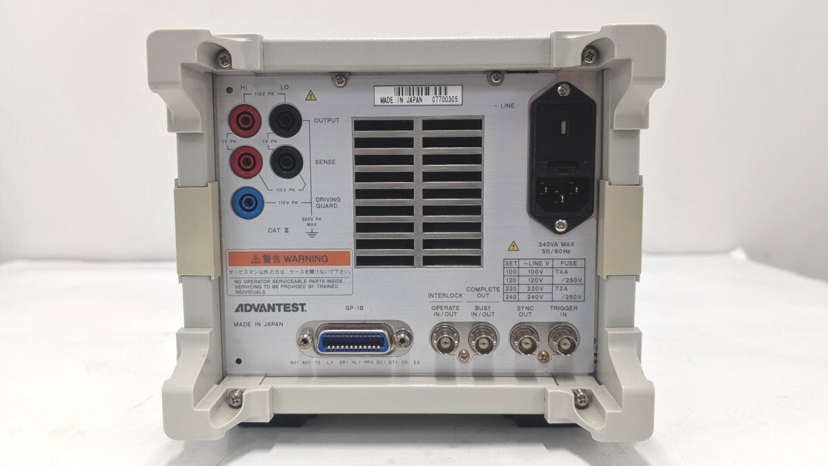 Advantest R6243 DC Voltage Current Source Monitor with Calibration Certificate [v1242287362]