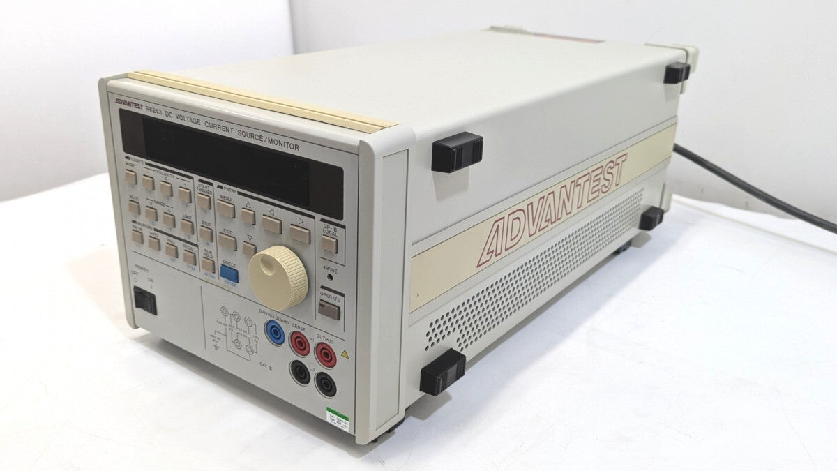 Advantest R6243 DC Voltage Current Source Monitor with Calibration Certificate [l1242292357]