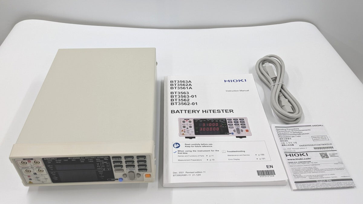 HIOKI BT3562-01 Battery HiTester with Calibration Certificate [m1242395455]