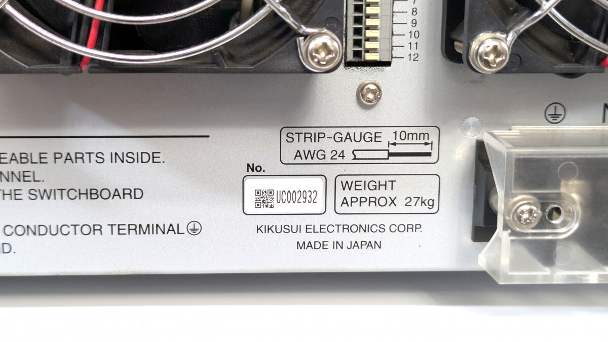 Kikusui PFX2421 Capacitor Tester 5V/35A 4ch [l1242947890]