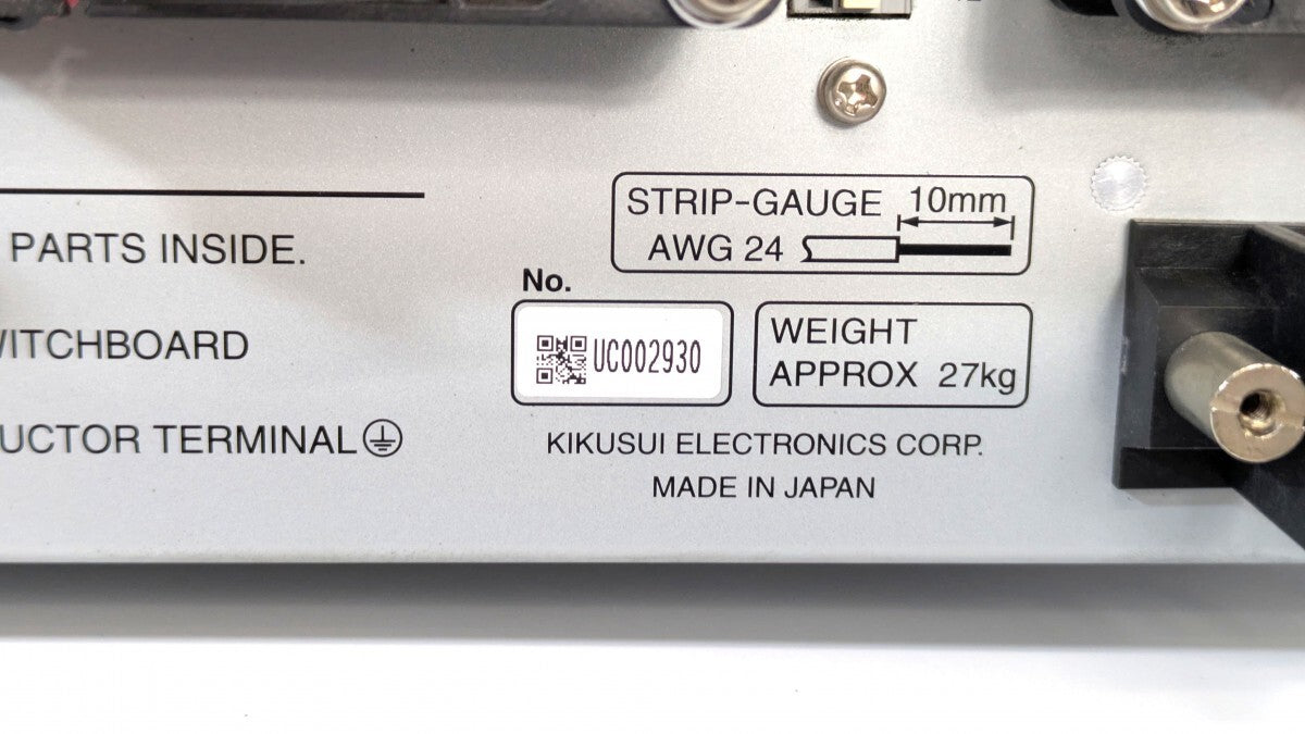 Kikusui PFX2421 Capacitor Tester 5V/35A 4ch [q1242929875]