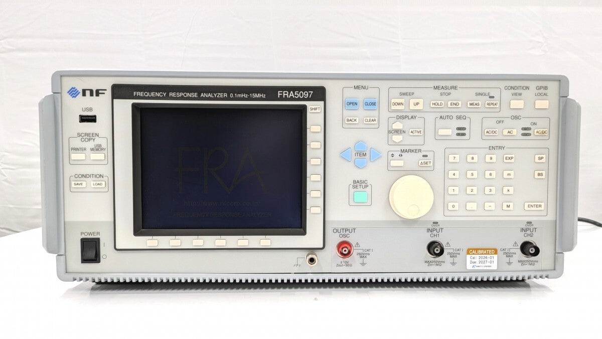 NF FRA5097 Frequency Response Analyzer 0.1mHz-15MHz [1242937213]