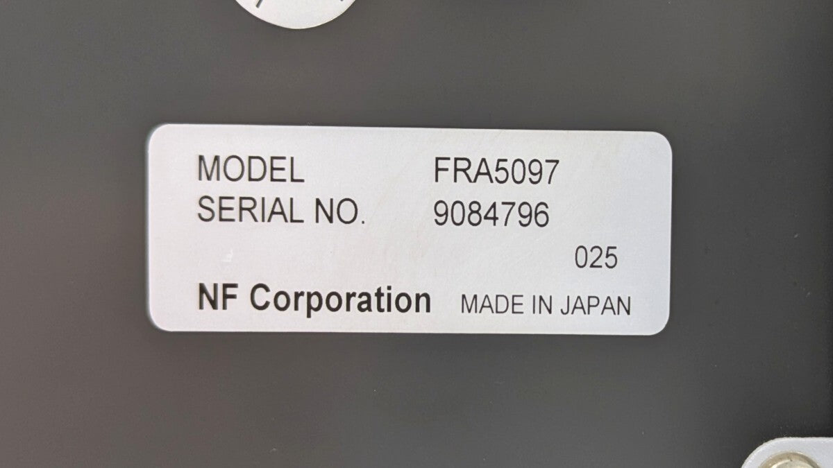 NF FRA5097 Frequency Response Analyzer 0.1mHz-15MHz [1242937213]