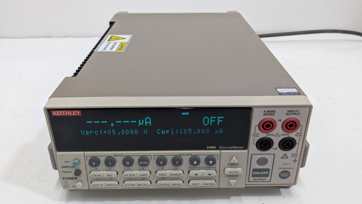 Keithley 2400 Source Meter with Calibration Certificate 1 ch 200 V 1 A 20 W [w1243006110]