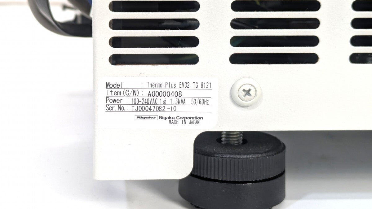 Rigaku Thermo plus EVO2 Differential Scanning Calorimeter with DSCvesta [g1243010225]