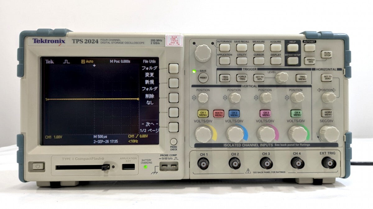 Tektronix TPS2024 Digital Storage Oscilloscope 200MHz 4ch [x1243126622]