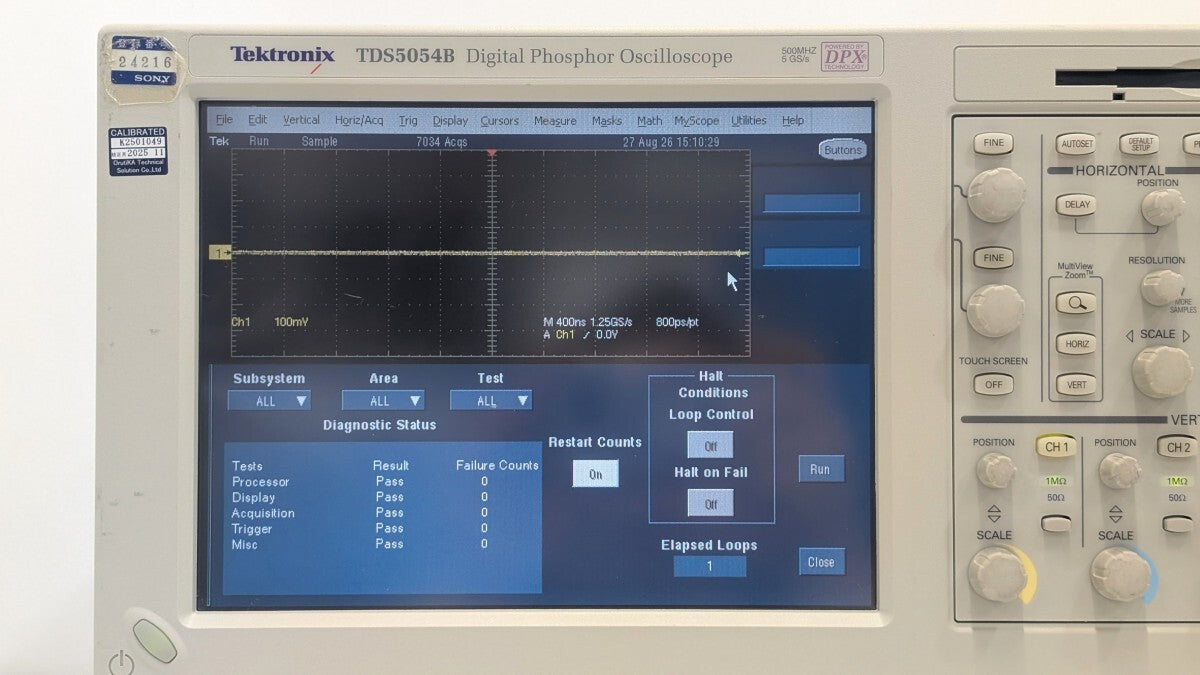 Tektronix TDS5054B Digital Phosphor Oscilloscope 500MHz 4 Channels [q1243134446]