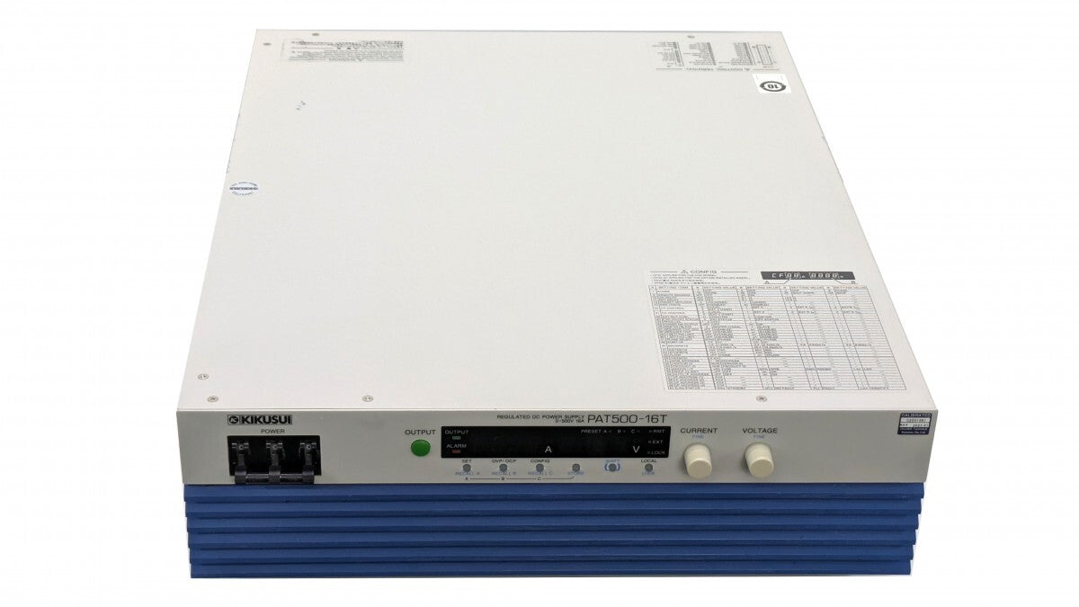 Kikusui PAT500-16T Switching Power Supply DC Stabilized Power Supply 0-500V 0-16A 8kW [d1243940015]