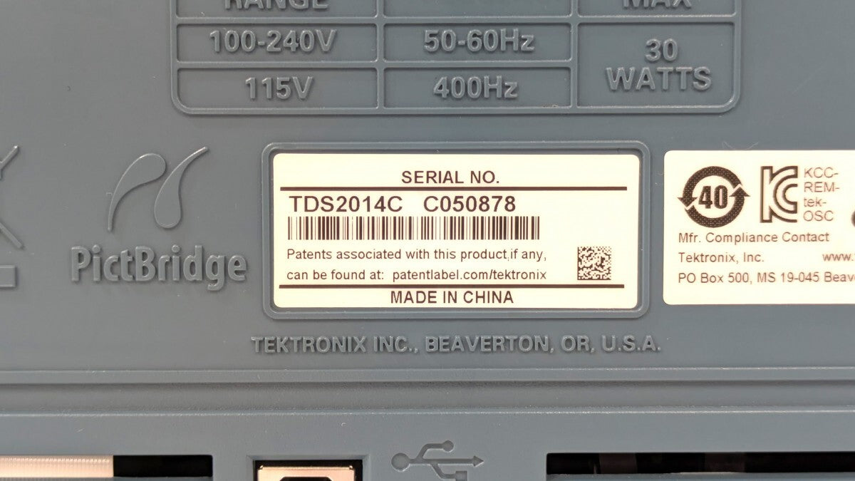 Tektronix TDS2014C Digital Storage Oscilloscope 4ch 100MHz [t1244125565]