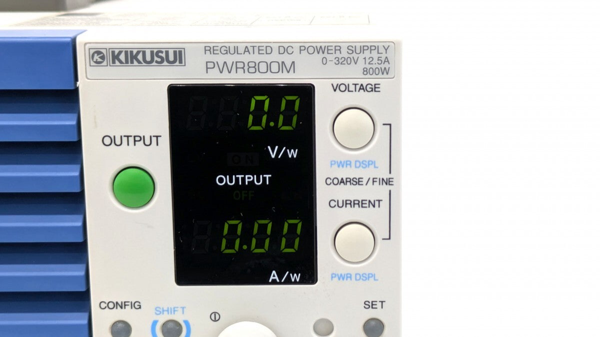 Kikusui PWR800M Wide Range DC Power Supply 0-320V 800W 12.5A [n1244144068]