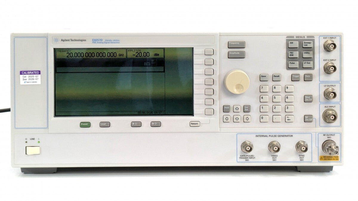 Keysight E8257D PSG Analog Signal Generator 250kHz-20GHz with Calibration Certificate [o1244506662]