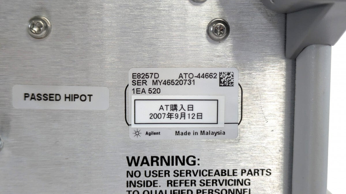 Keysight E8257D PSG Analog Signal Generator 250kHz-20GHz with Calibration Certificate [o1244506662]