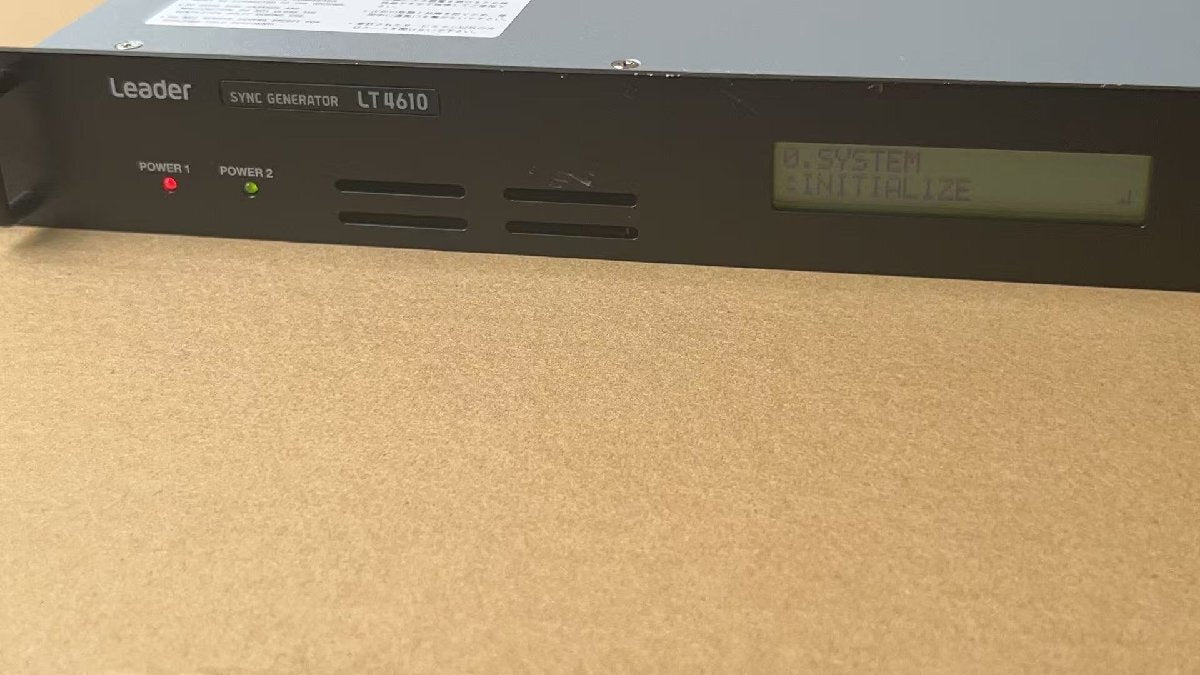 Leader LT4610 Sync Generator (for parts or not working) [f1244635279]