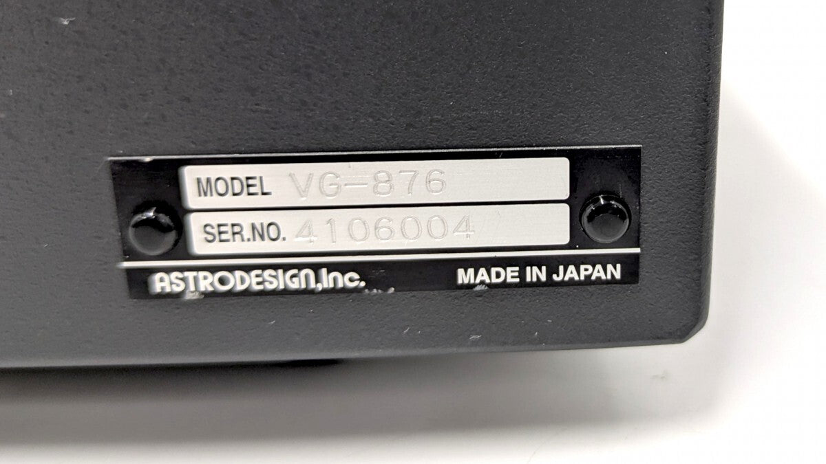 Astrodesign VG-876 Digital Video Signal Generator [u1244806814]