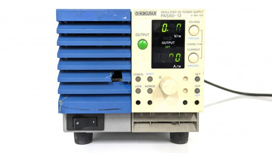 Kikusui PAS60-12 DC Power Supply with Calibration Certificate [b1244868885]