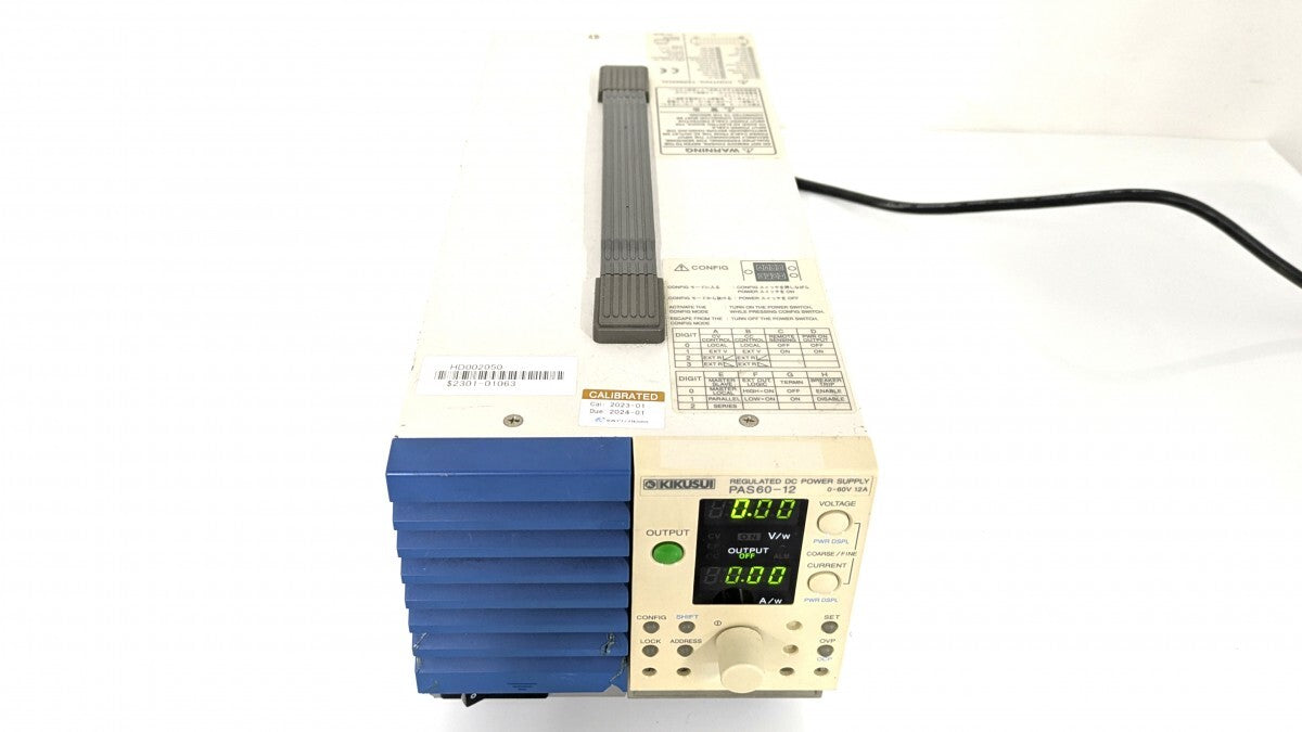 Kikusui PAS60-12 DC Power Supply with Calibration Certificate [j1244887901]
