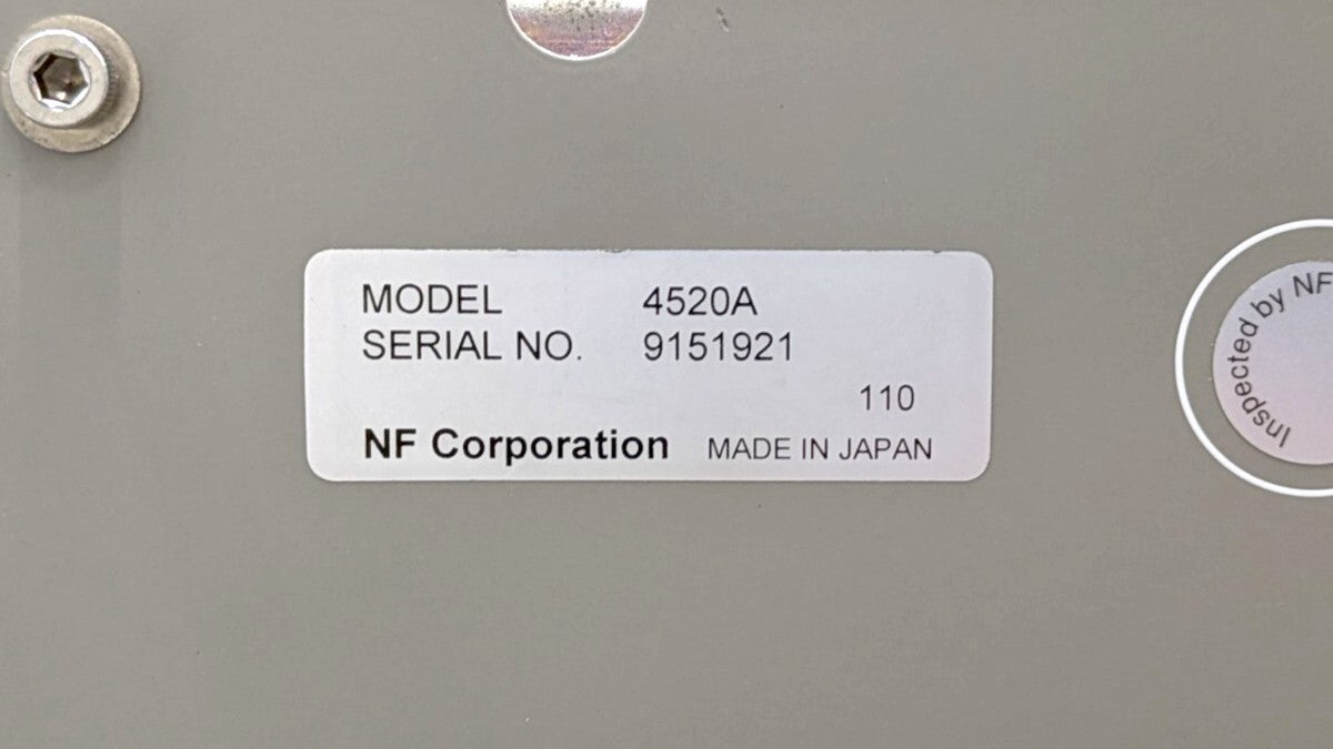 NF Corporation 4520A Precision Power Amplifier DC-20kHz 200Vrms 2kVA [n1244940215]