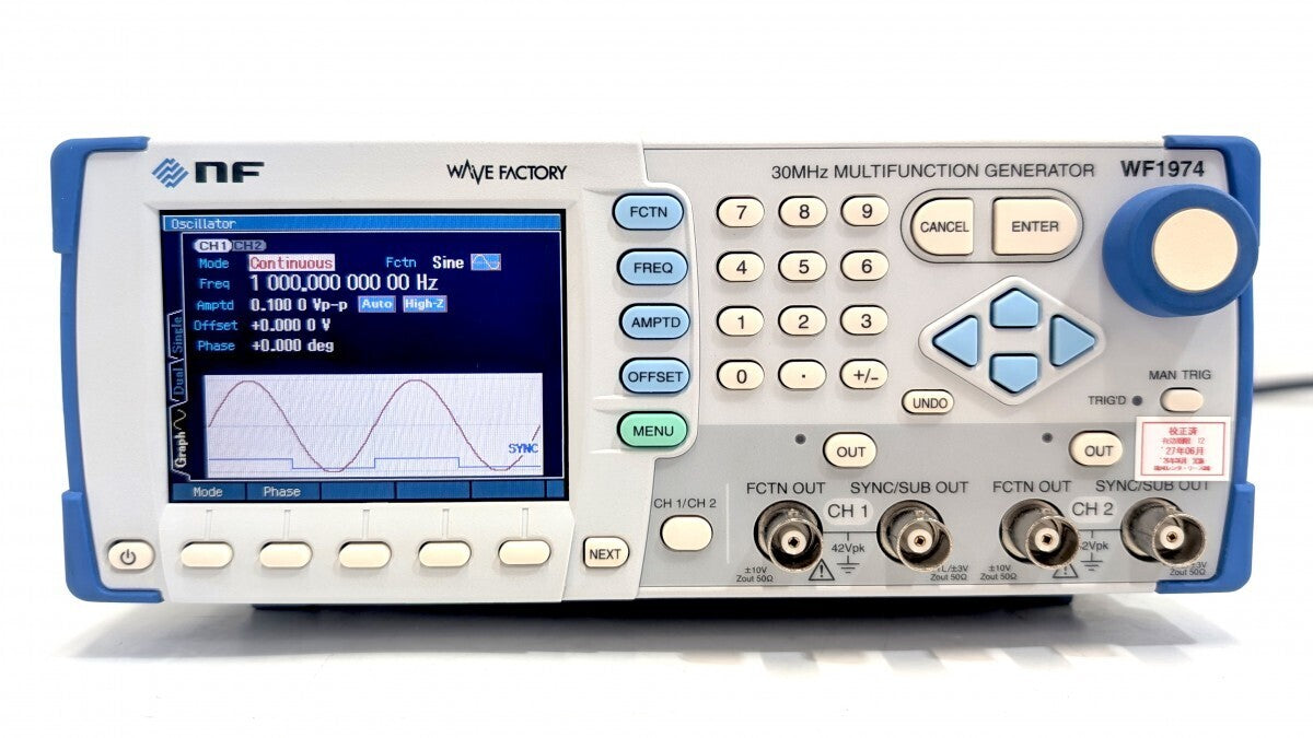 NF WF1974 Multi-Function Generator 0.01μHz-30MHz 2 Channels [u1244952313]
