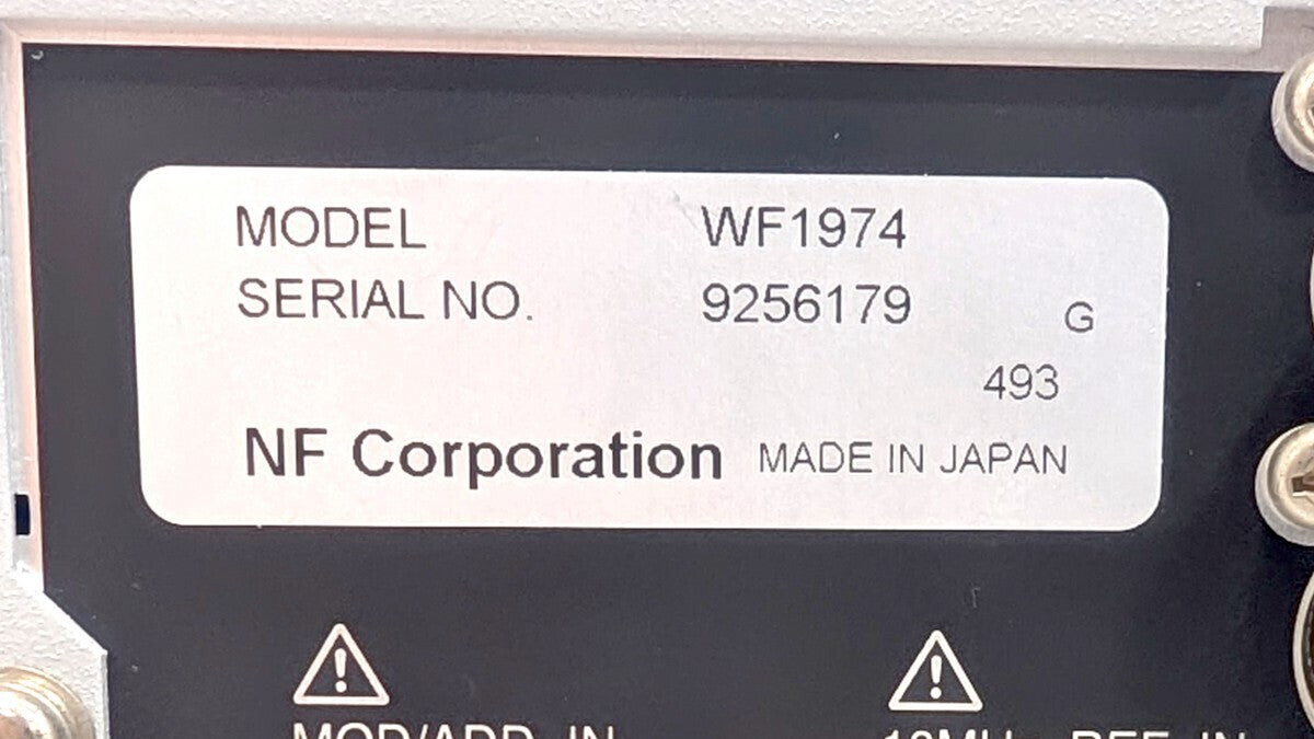 NF WF1974 Multi-Function Generator 0.01μHz-30MHz 2 Channels [u1244952313]