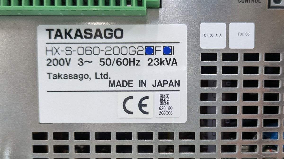 Takasago HX-S-060-200G2FI High Capacity Switching DC Power Supply with HXP-0R7M Option [f1244943111]