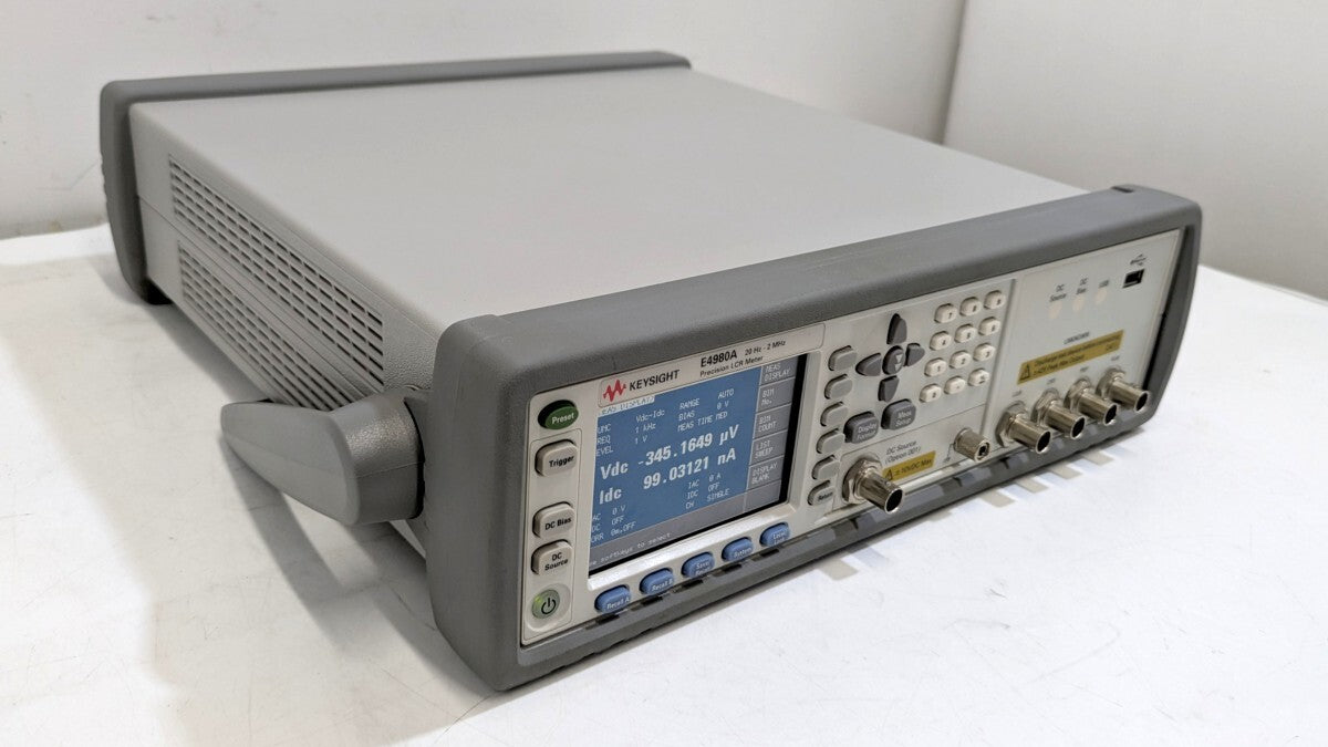 Keysight E4980A Precision LCR Meter 20Hz-2MHz with Op.001,002,710,200 [h1245041043]