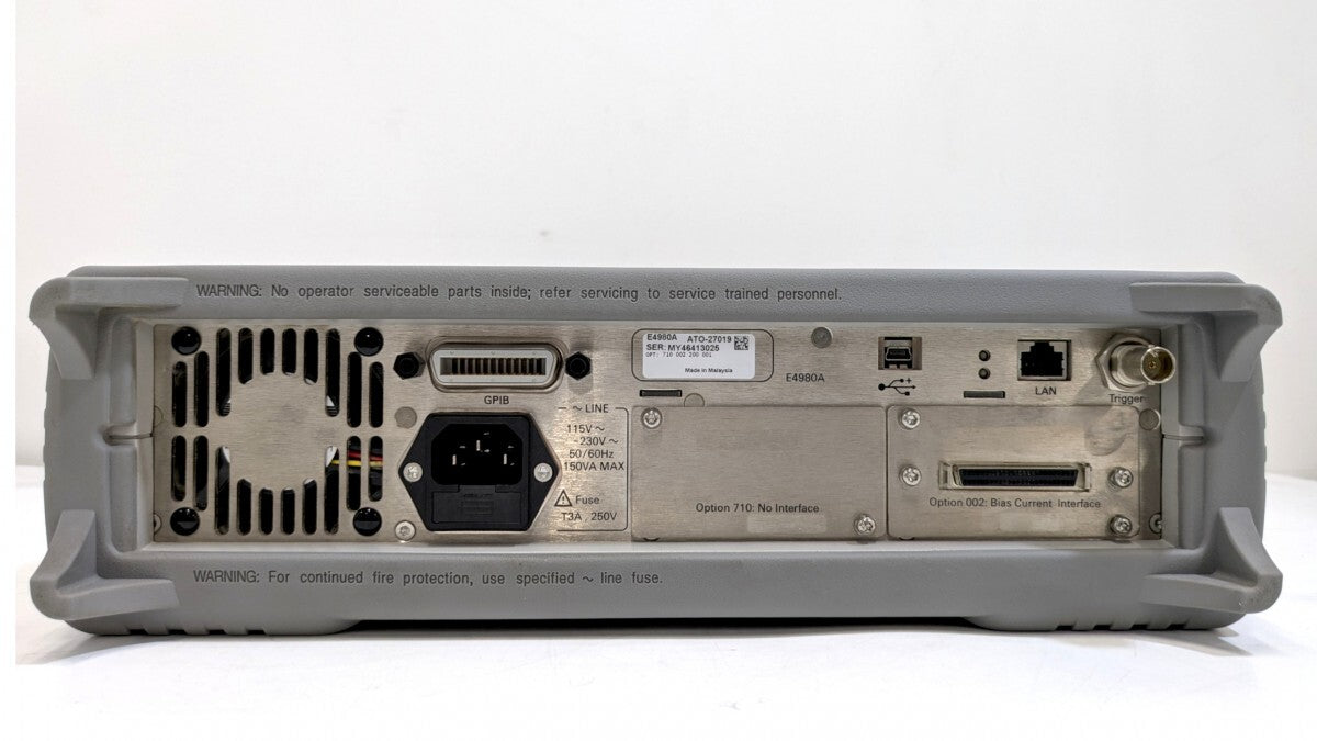 Keysight E4980A Precision LCR Meter 20Hz-2MHz with Op.001,002,710,200 [h1245041043]