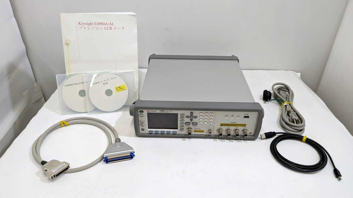 Keysight E4980A Precision LCR Meter 20Hz-2MHz with Op.001,002,710,200 [h1245041043]